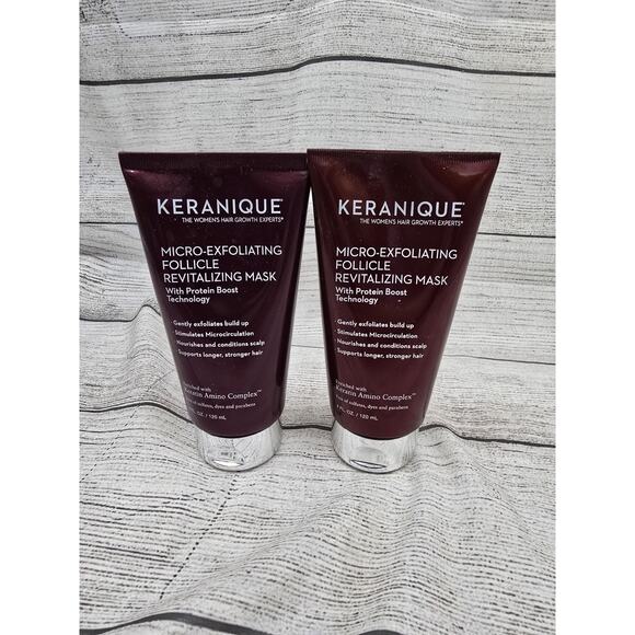 Keranique Micro Exfoliating Follicle Revitalizing Mask 4 Oz New TWO - Picture 1 of 3
